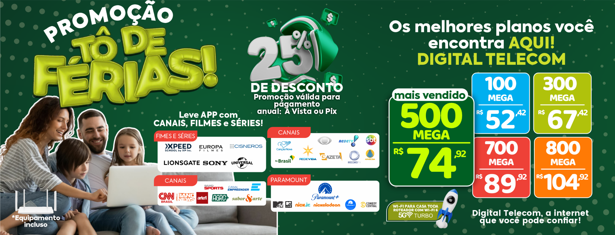 promoção 15% de desconto no cartão